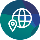 OmniaBio Mission Icon of Marker on Globe